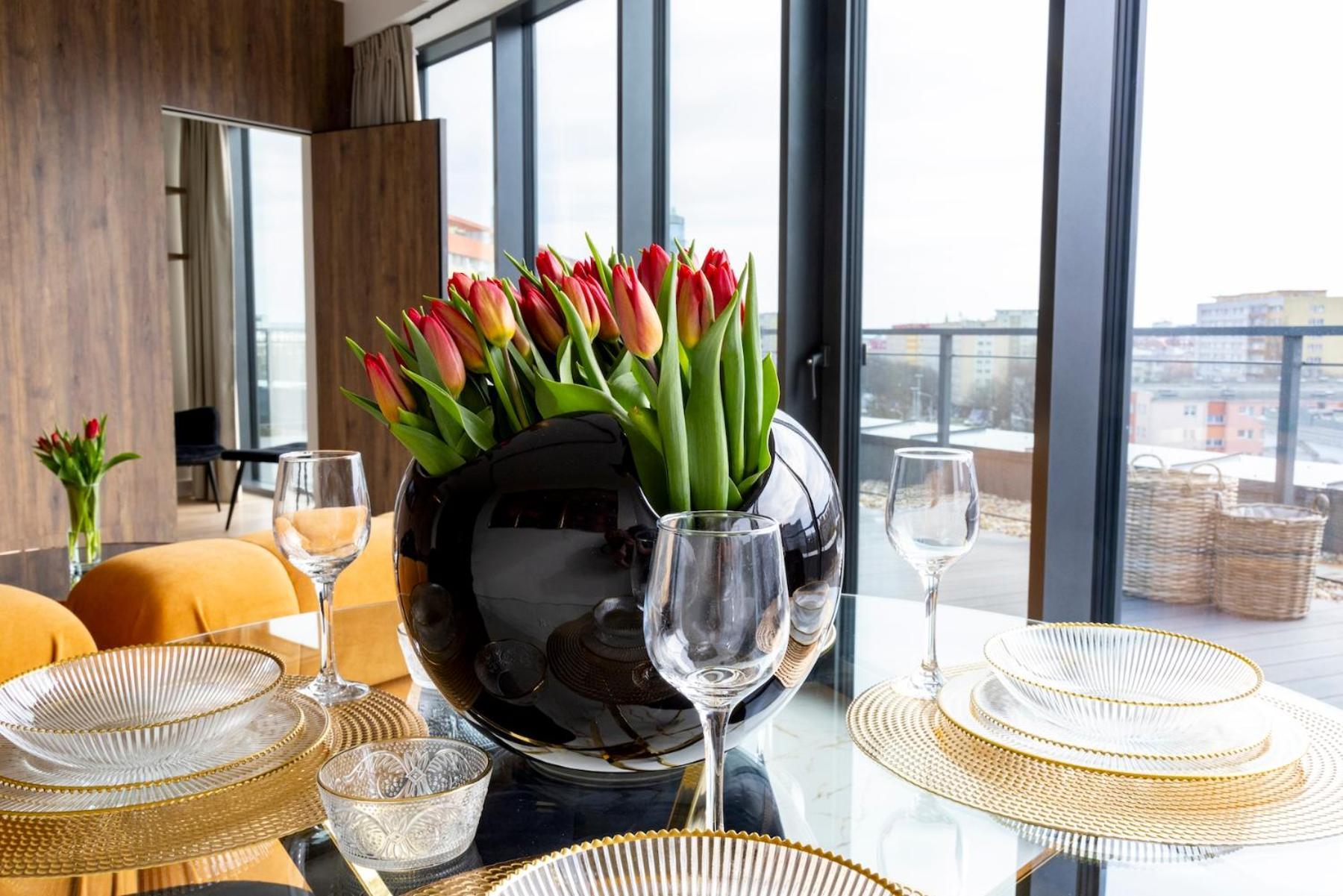 Kaleo Apartments - Hanza Tower Szczecin Dış mekan fotoğraf
